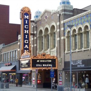 Renny Ramakers talks at the Penny Stamps Speaker Series in Ann Arbor